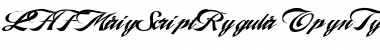 LHF Marie Script Regular Font