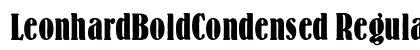LeonhardBoldCondensed Regular preview