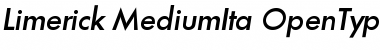 Download Limerick-MediumIta Font Download Limerick-MediumIta Font