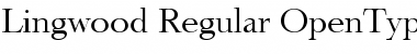 Lingwood-Regular Regular Font