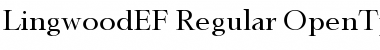 LingwoodEF Regular Font