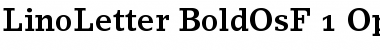 LinoLetter Bold Oldstyle Figures Font