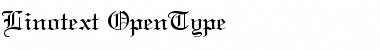 Linotext Regular Font