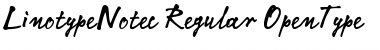 Download LinotypeNotec Font