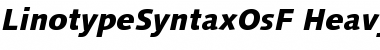 Download LinotypeSyntaxOsF Font