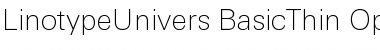 Download LinotypeUnivers Font