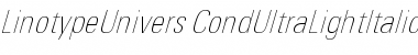 Download LinotypeUnivers Font