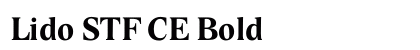 Lido STF CE Bold preview