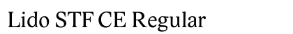Lido STF CE Regular Preview