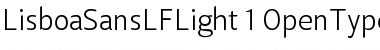 Download Lisboa Sans LF Light Font