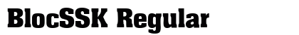 BlocSSK Regular Preview