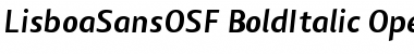 Download Lisboa Sans OSF Font