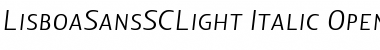 Download Lisboa Sans SC Light Font