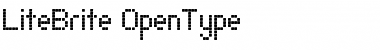 LiteBrite Regular Font