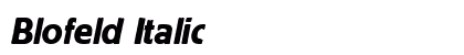 Blofeld Italic preview