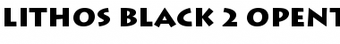 LinoLetter Black Italic Preview
