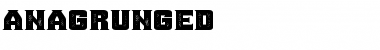 Ana Grunged Regular Font