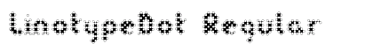 LinotypeDot Regular preview
