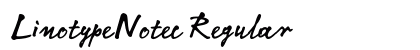 LinotypeNotec Regular preview