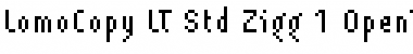 Download LomoCopy LT Std Zigg Font