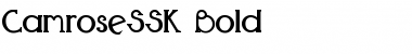 Download CamroseSSK Font Download CamroseSSK Font