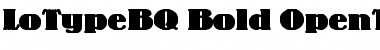 Lo-Type BQ Regular Font