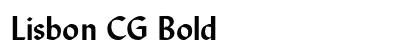 Lisbon CG Bold preview