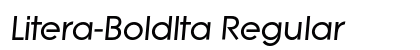 Litera-BoldIta Regular preview
