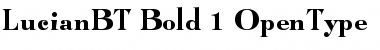 Lucian Bold Font