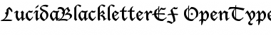 LucidaBlackletterEF Font