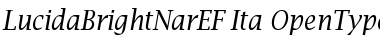 LucidaBrightNarEF Ita Font