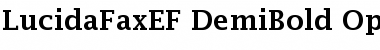 LucidaFaxEF DemiBold Font