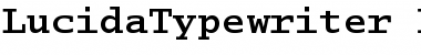 Lucida Typewriter Font