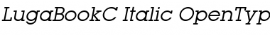 LugaBookC Italic Font