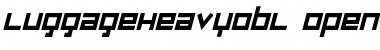 Luggage HeavyObl Font