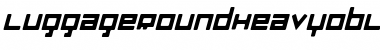 LuggageRound HeavyObl Font