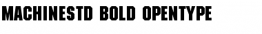 ITC Machine Std Bold Font