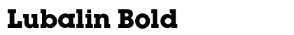 Lubalin Bold preview