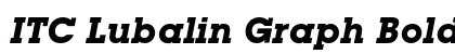 ITC Lubalin Graph Bold Oblique Preview