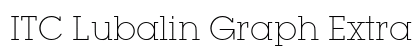 ITC Lubalin Graph Extra Light Preview