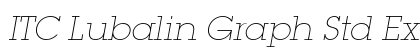 ITC Lubalin Graph Std Extra Light Oblique Preview