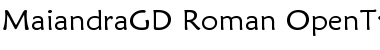 Maiandra Regular Font