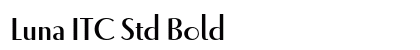 Luna ITC Std Bold preview
