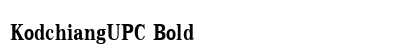 KodchiangUPC Bold preview