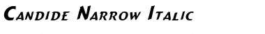 Download Candide Narrow Font Download Candide Narrow Font