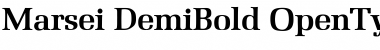 Marsei DemiBold Font