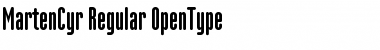 MartenCyr Regular Font