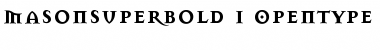 MasonSuper Bold Font