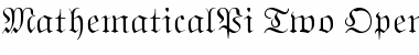 Mathematical Pi 2 Font