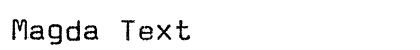 Magda Text Preview